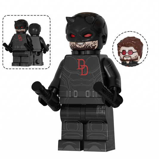 Daredevil Born Again Season 2 Black Custom Minifigure