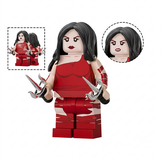 Elektra - Daredevil Born Again Season 2 Red Custom Minifigure