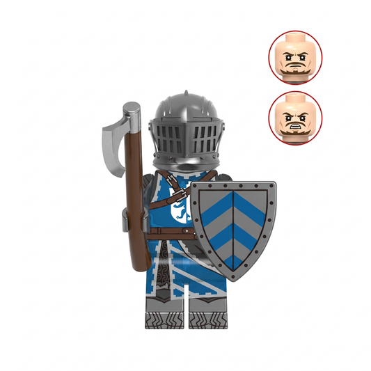 Papal Knight Castle Soldier Gold Armor Vatican Custom Minifigure