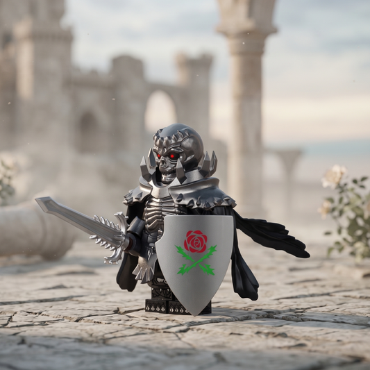 Armored Death Knight King Castle Soldier Minifigure