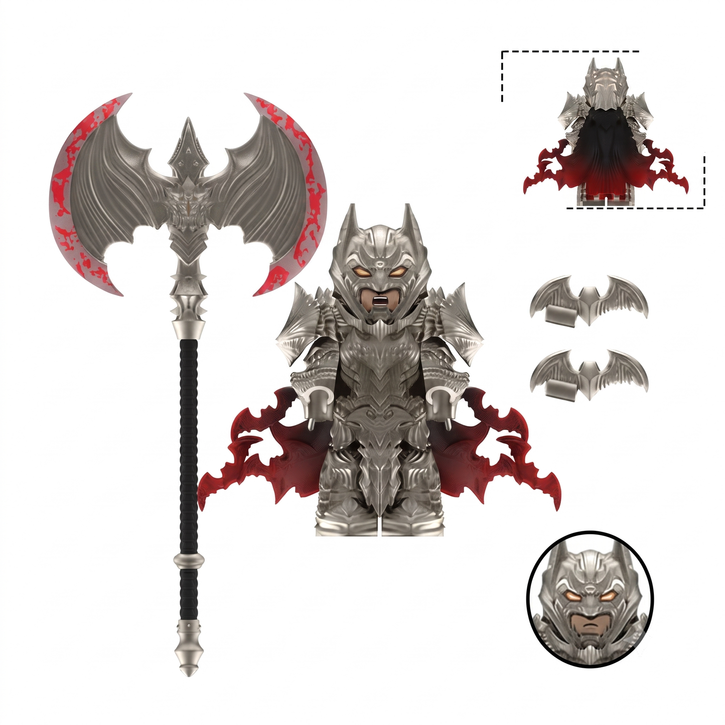 Batman Berserker Dark Age V2 Custom Minifigure