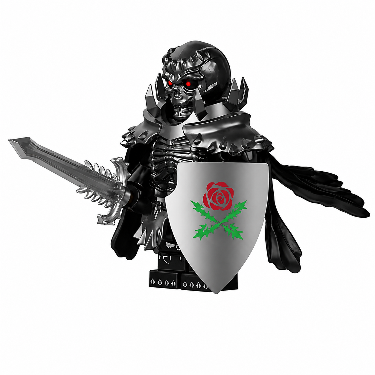 Armored Death Knight King Castle Soldier Minifigure