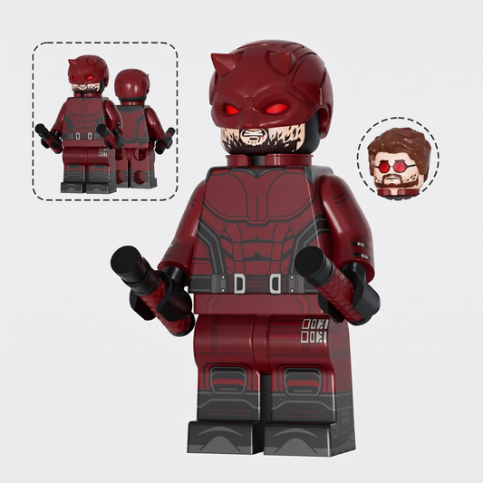 Daredevil Born Again Season 2 Beard Custom Minifigure