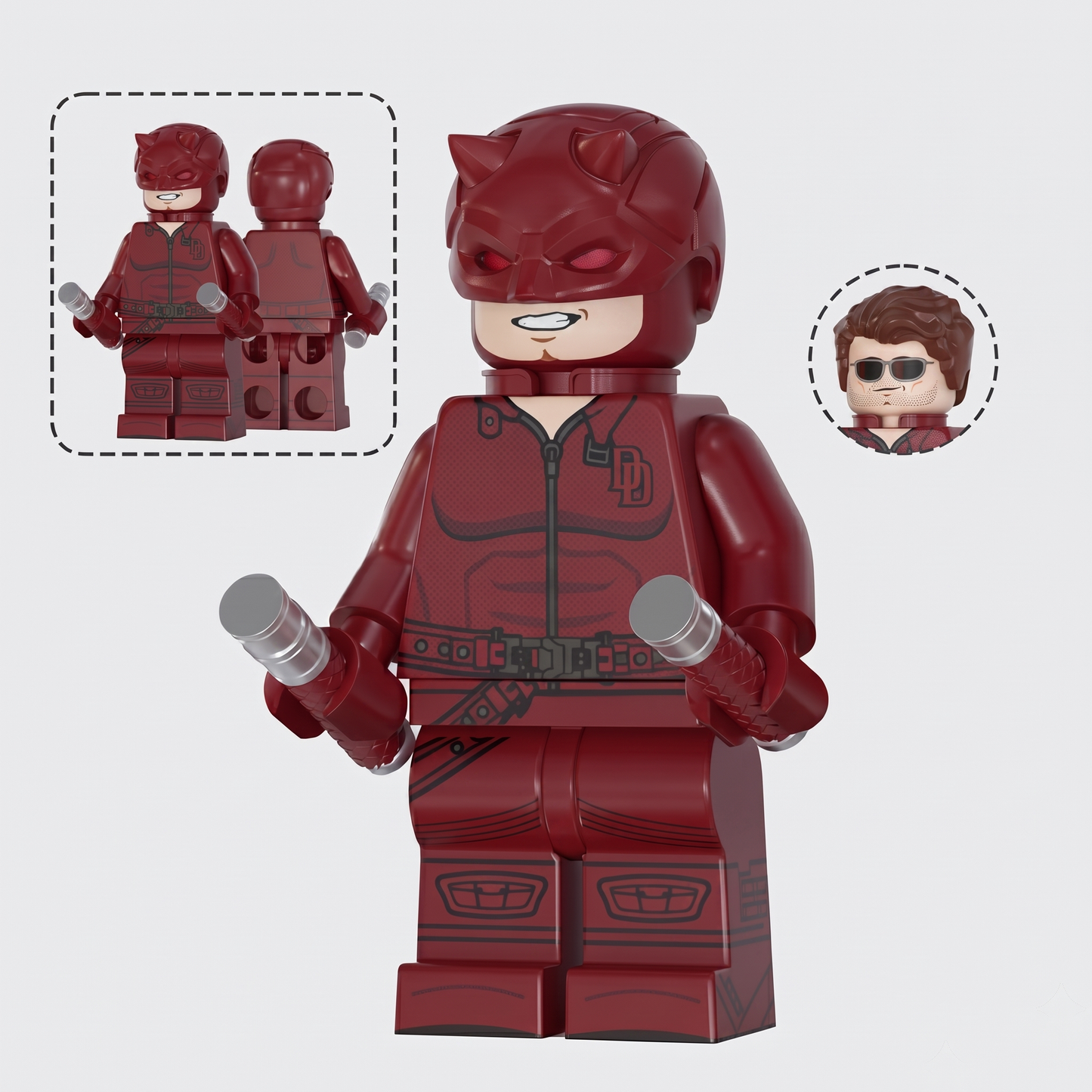 Daredevil Born Again Season 2 Red Custom Minifigure