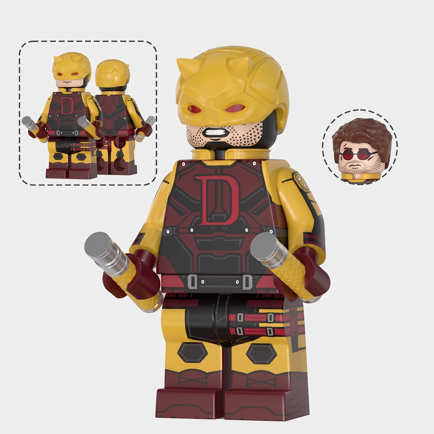 Daredevil Born Again Season 2 Yellow Custom Minifigure