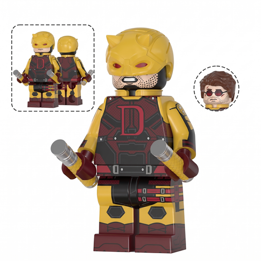 Daredevil Born Again Season 2 Yellow Custom Minifigure