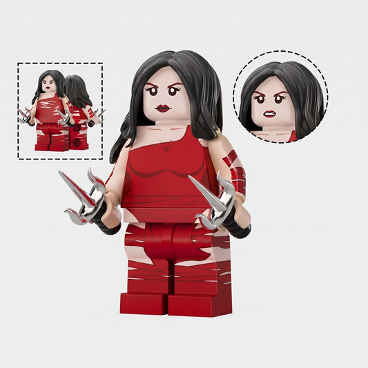 Elektra - Daredevil Born Again Season 2 Red Custom Minifigure
