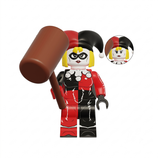 Harley Quinn with Hammer V1 Batman Custom Minifigure