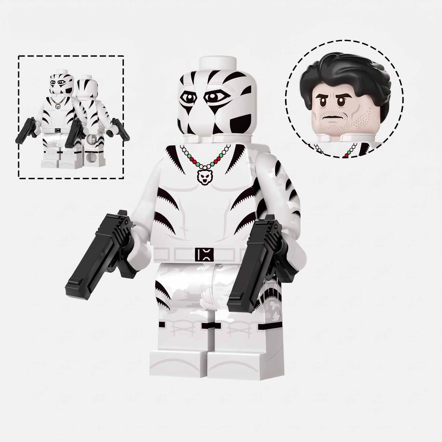 Hector Ayala White Tiger - Daredevil Red Born Again Season 2 Custom Minifigure