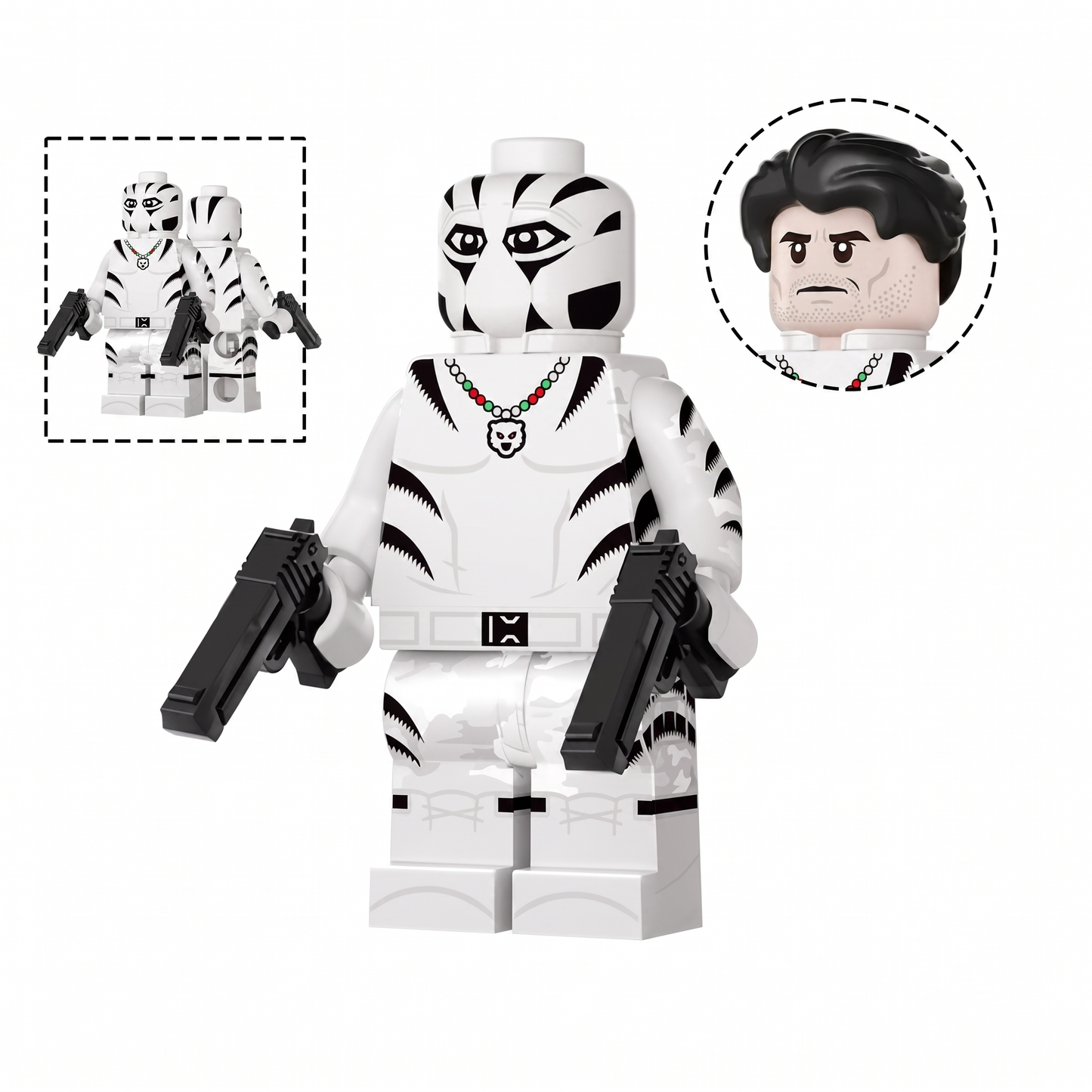 Hector Ayala White Tiger - Daredevil Red Born Again Season 2 Custom Minifigure