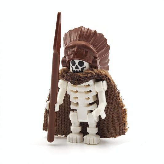 Indian Chief Skeleton Ghost Custom Minifigure