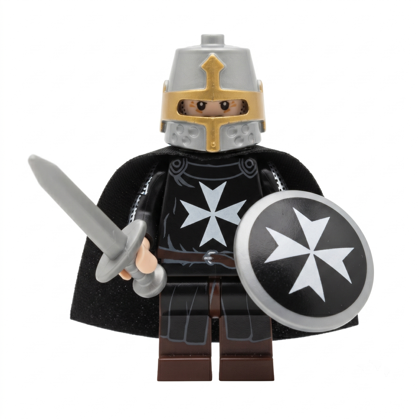 Knight Teutonic Order Black Army Crusades Custom Minifigure