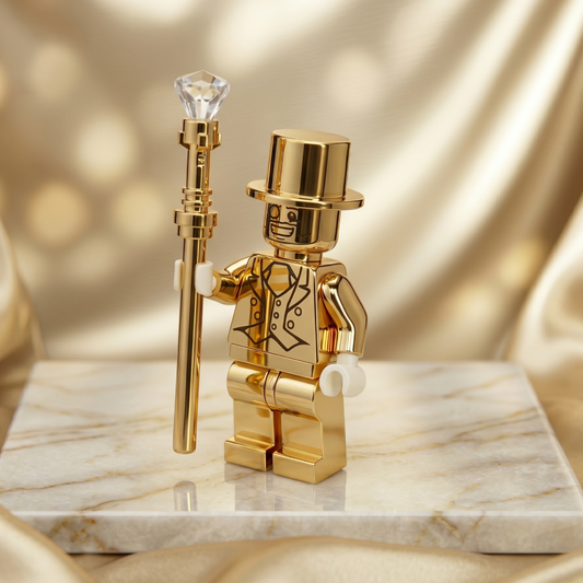 Mr Gold Plated Rare Minifigure