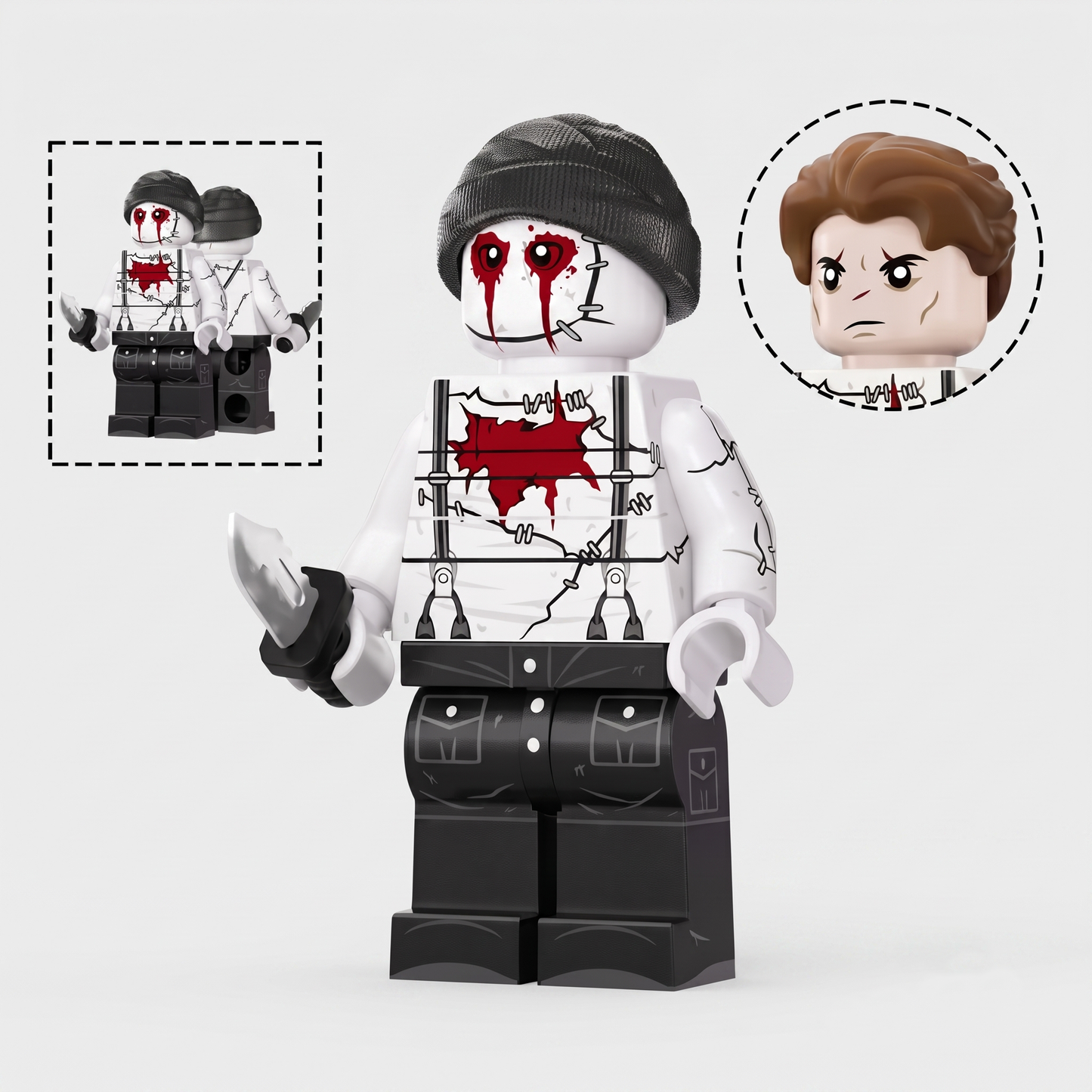 Muse - Daredevil Red Born Again Season 2 Custom Minifigure