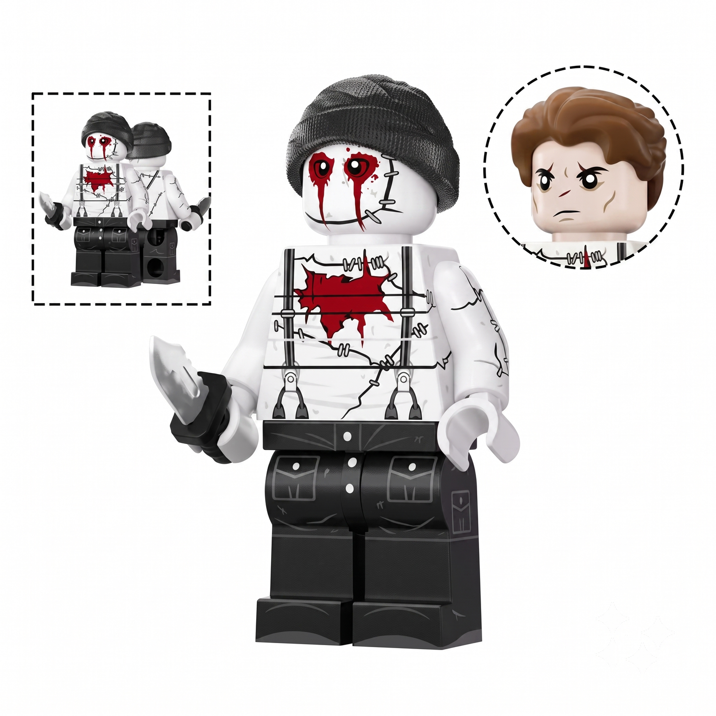 Muse - Daredevil Red Born Again Season 2 Custom Minifigure