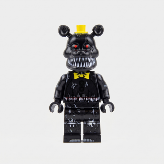 Nightmare Black Five Nights at Freddy's Custom Minifigure
