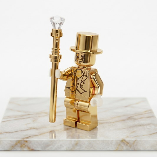 Mr Gold Plated Rare Minifigure