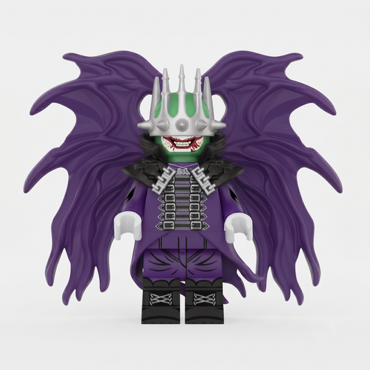 The Batman Who Laughs with Purple Wings Custom Minifigure