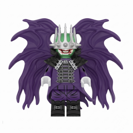 The Batman Who Laughs with Purple Wings Custom Minifigure