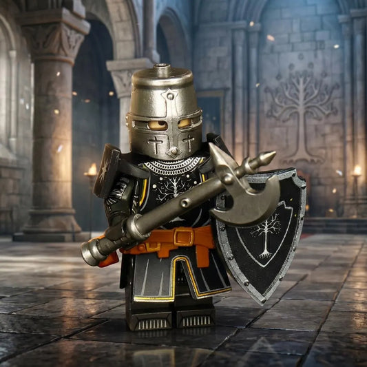 Gondor Armored Knight Castle Soldier Minifigure