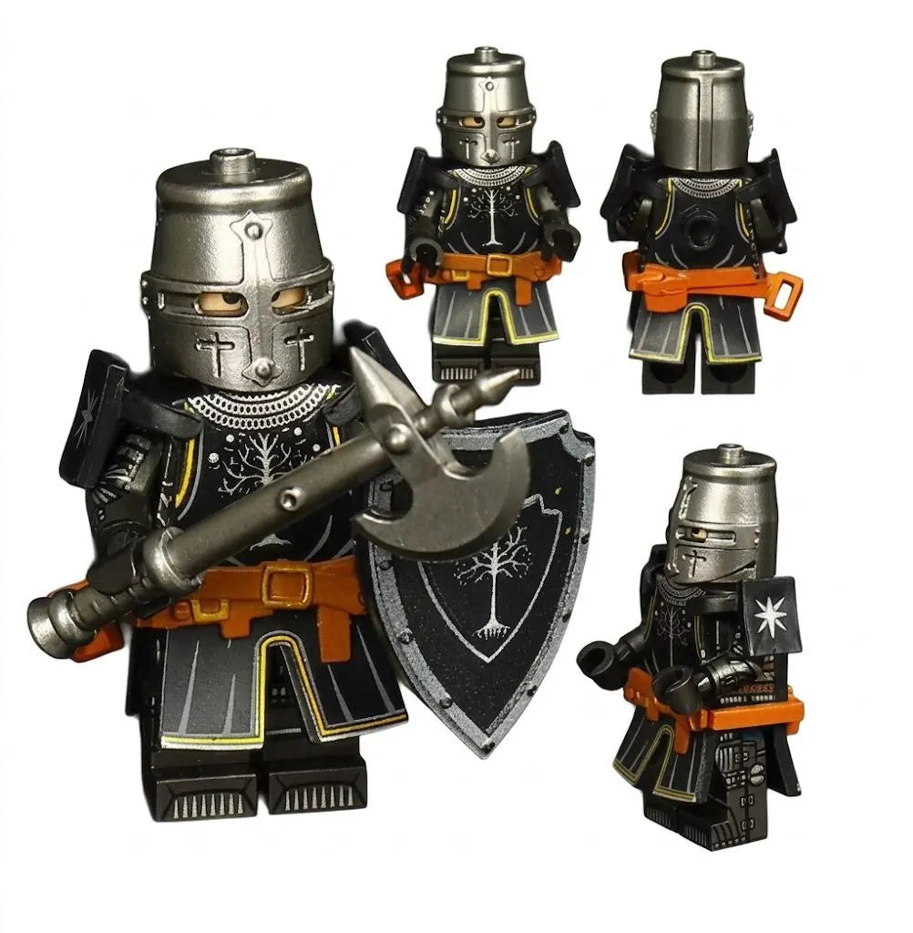 Gondor Armored Knight Castle Soldier Minifigure