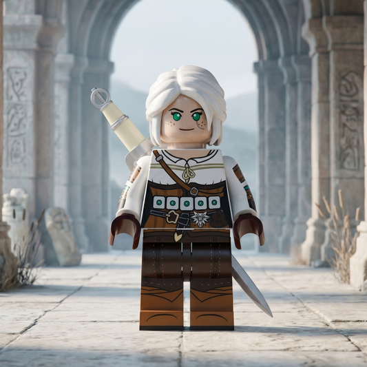 Ciri Merigold The Witcher 3 Superhero Minifigure